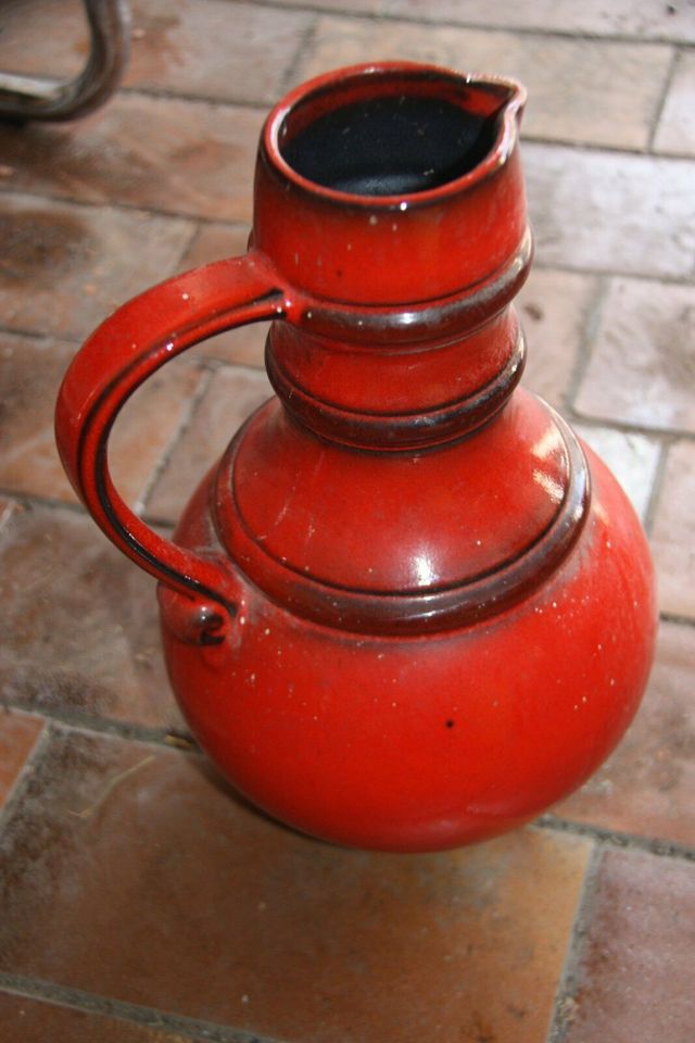 Vase, gebraucht, Farbe rot, MARKE JASBA in Feldkirchen-Westerham