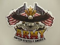 USA ARMY- Wandschild (Gestanzt) 60x48X0,5cm Krummhörn - Greetsiel Vorschau