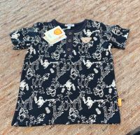 Neu mit Etikett: Steiff T-Shirt Henley Gr. 110 blau mit Zootieren Frankfurt am Main - Bornheim Vorschau