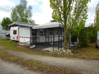 Wohnwagen mit ausgebautem Vorzelt, Carport &Pavillon zu verkaufen Hessen - Melsungen Vorschau