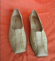 Leder- Halbschuh, Beige, Gr. 40 von "Gabor" Niedersachsen - Laatzen Vorschau
