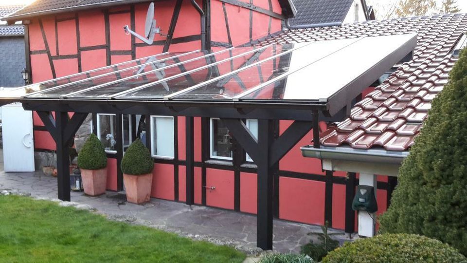 Terrassendach Carport Terassendach Stegplatten Wintergarten VSG in Grevenbroich