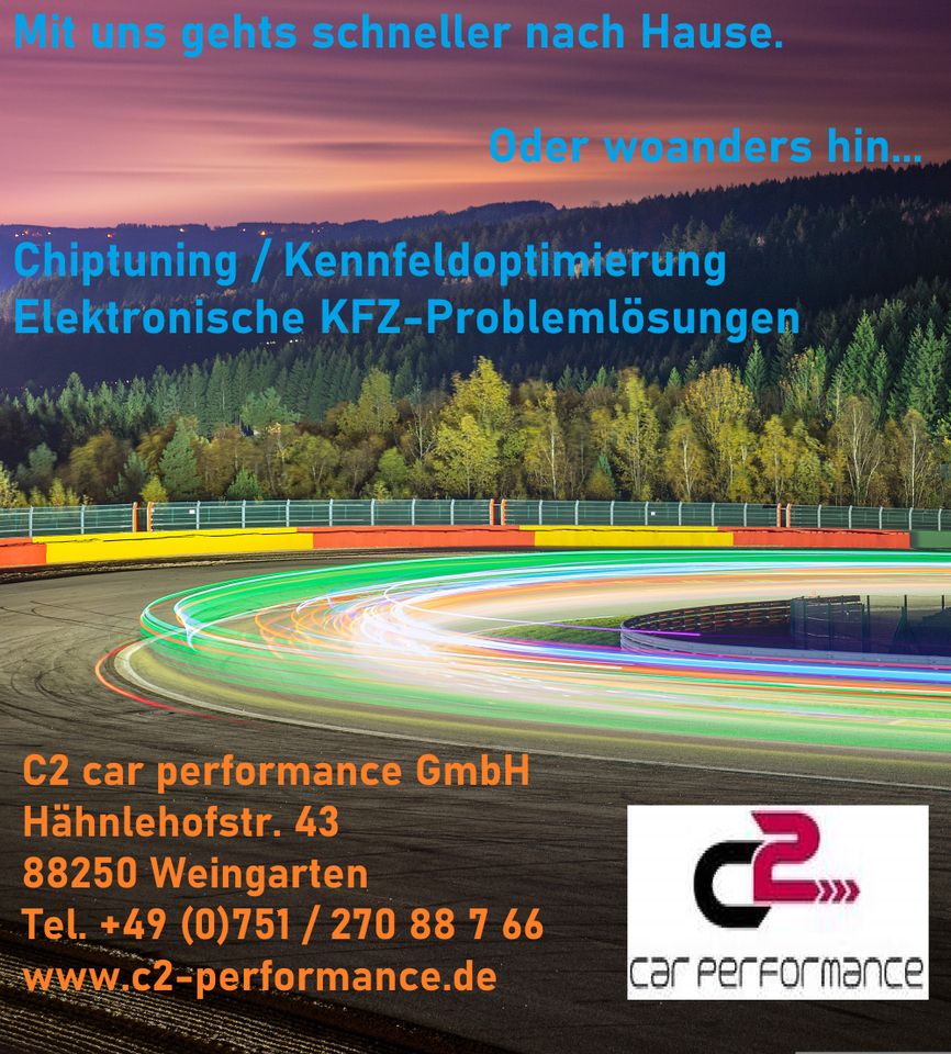 Kennfeldoptimierung Chiptuning BMW Mercedes Mini Smart Renault in Weingarten