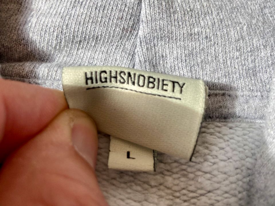 Hoodie grau - Highsnobiety - L in Hannover