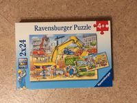 Ravensburger Puzzle 4+ Baustelle 2x24 Teile Hessen - Ehrenberg (Rhön) Vorschau