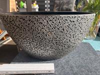 Blumenübertopf schwarz Silber Niedersachsen - Stadland Vorschau