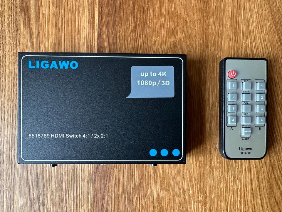 Ligawo 6518769 HDMI Switch 4:2/ 2x 2:1 in Wasserburg am Inn