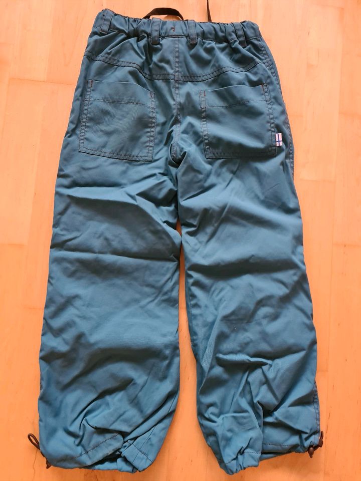 Türkisfarbene Outdoorhose von Finkid Gr 122/128 in Offenbach