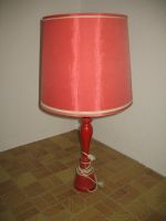 Rote Stehlampe Beistelltischlampe retro vintage Baden-Württemberg - Langenbrettach Vorschau