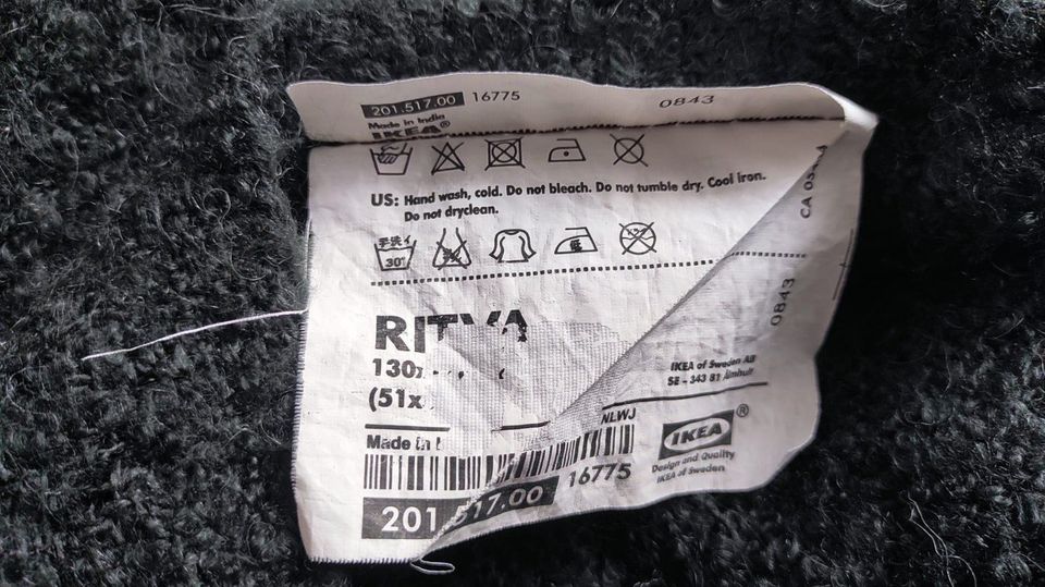 Decke Überwurf Überwurfdecke mit Mohair von IKEA in Augsburg