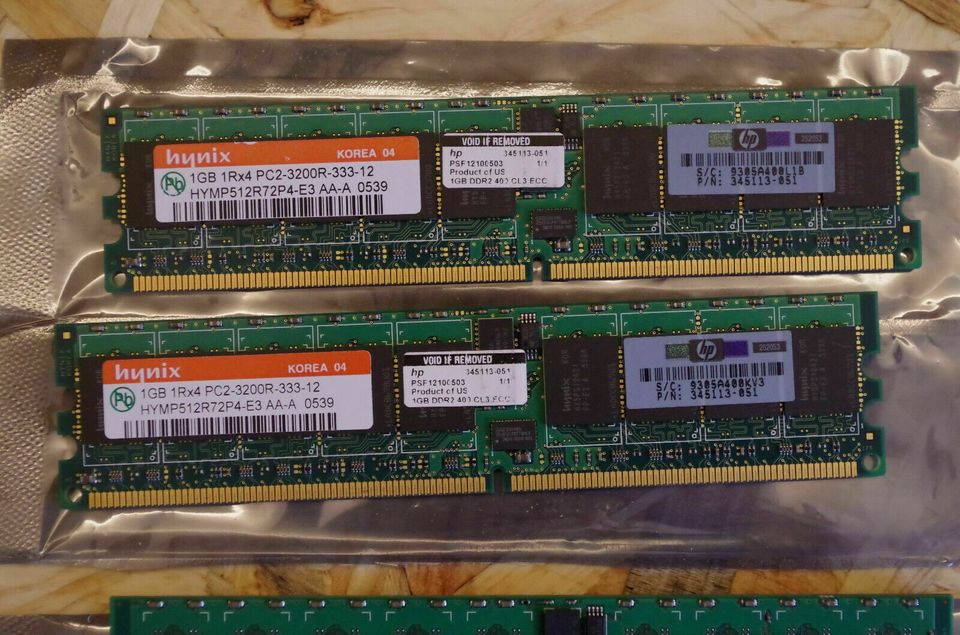 Arbeitsspeicher ECC RAM diverse Riegel DDR2 512MB 1GB 2GB Server in Baunach