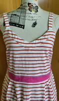 BODEN Sommerkleid Trägerkleid Gr. 36/38 38 12R rot pink weiß Sachsen - Adorf-Vogtland Vorschau