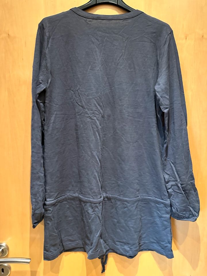 EDC by Esprit Shirt Longshirt Anthrazit Rüschen L Neu mit Etikett in Minden