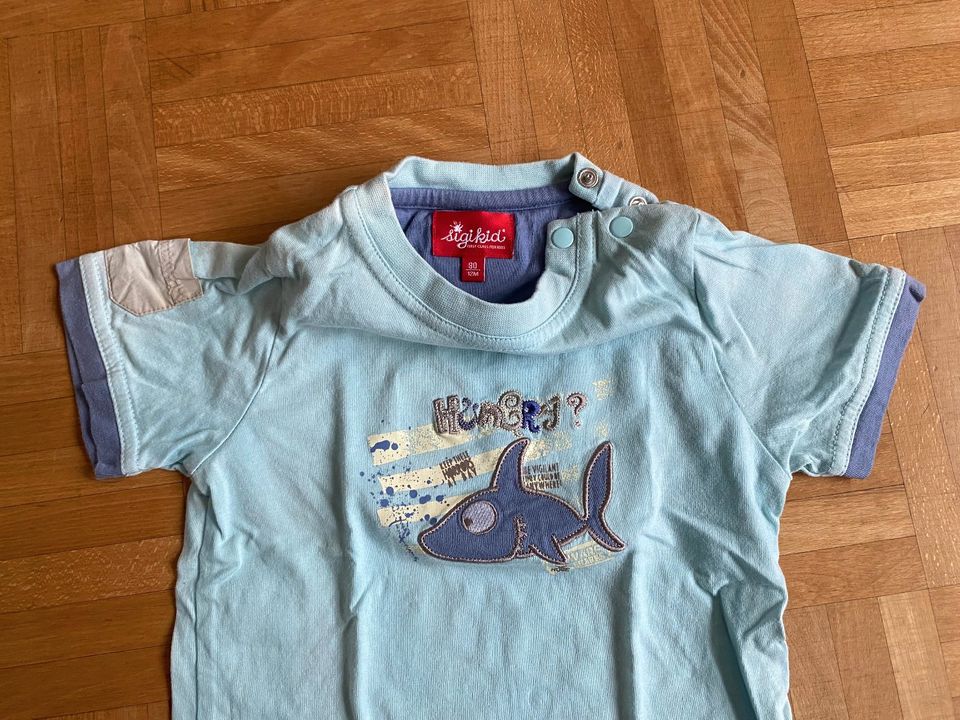 5 T-Shirts Baby Kinder Größe 80 Poloshirt u.a Sigikid, Blue Seven in Köln