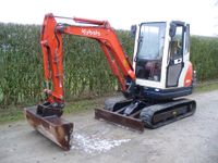 Minibagger Kubota Kx 61-3 Schnellwechsler Grabenräumlöffel Nordrhein-Westfalen - Velen Vorschau