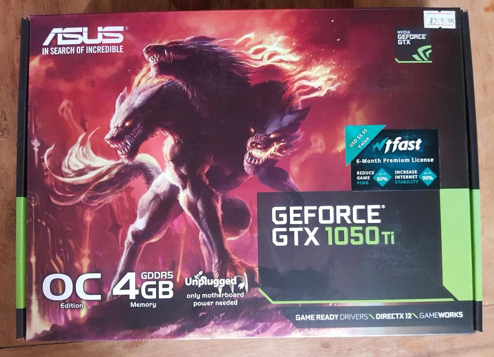 NEU OVP Grafikkarte GEFORCE GTX 1050 Ti  OC Edition in Oberhausen