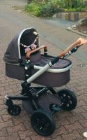 Kinderwagen Joolz Day grau cognac Leder Top viel Zubehör Nordrhein-Westfalen - Gelsenkirchen Vorschau