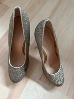 Goldene Pumps Größe 36 Nordrhein-Westfalen - Burbach Vorschau
