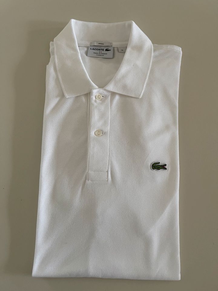 Lacoste Polo, weiß, XL 50€ in Bad Salzuflen