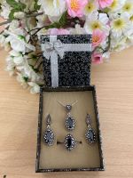 Schmuckset,925 Silber, Halskette, Ohrringe und Ring, Zirkonia Neu Bremen - Huchting Vorschau