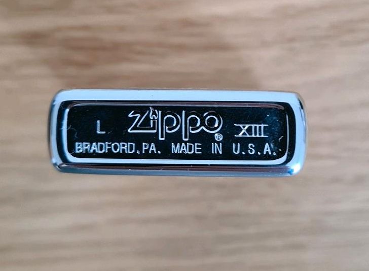 Zippo Feuerzeug Merchandise Kraft Brand Werbezippo Zippo XIII in Weingarten