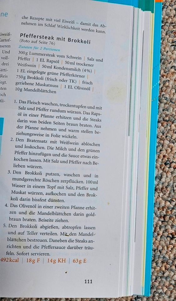 Kochbuch Rezepte GU Schlank im Schlaf Rezepte Diät in Hennstedt