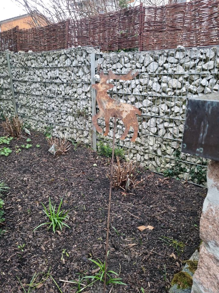 Gartendeko - Rostgarten - Blumenstecker in Tuntenhausen