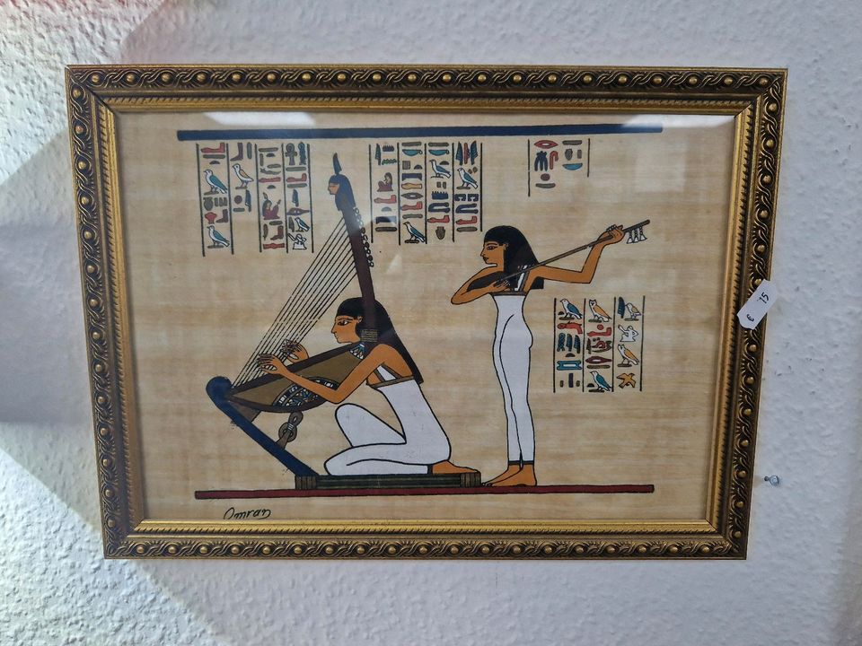 Papyrusbild Ägypten in Duisburg