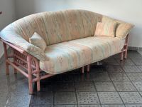 Hochwertige Rattan Couch  210x85x 80cm Flechtatelier Schütz rosa Berlin - Köpenick Vorschau