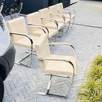 6x Knoll International - Brno Freischwinger Stühle - Ludwig Mies van der Rohe | Zeitloser Designklassiker Düsseldorf - Pempelfort Vorschau