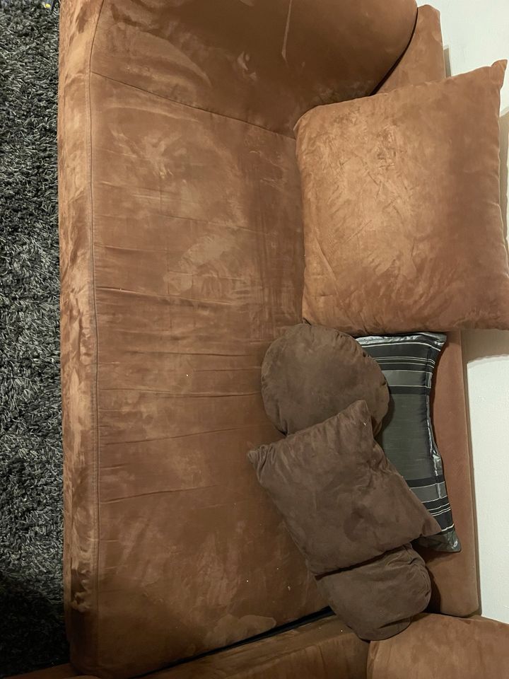 braune Couch guter Zustand in Kettig