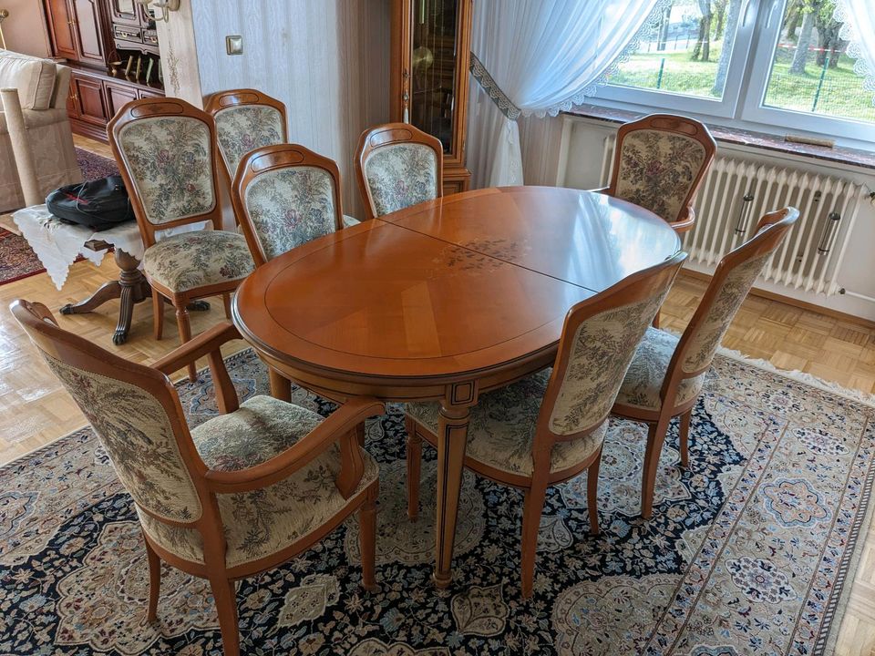 Kirschbaum Tisch und Stühle Vintage in Homberg