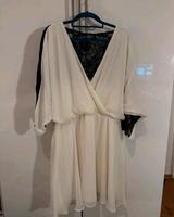 Weißes Chiffonkleid mit schwarzer Spitze 46 Asos Brandenburg - Neuenhagen Vorschau