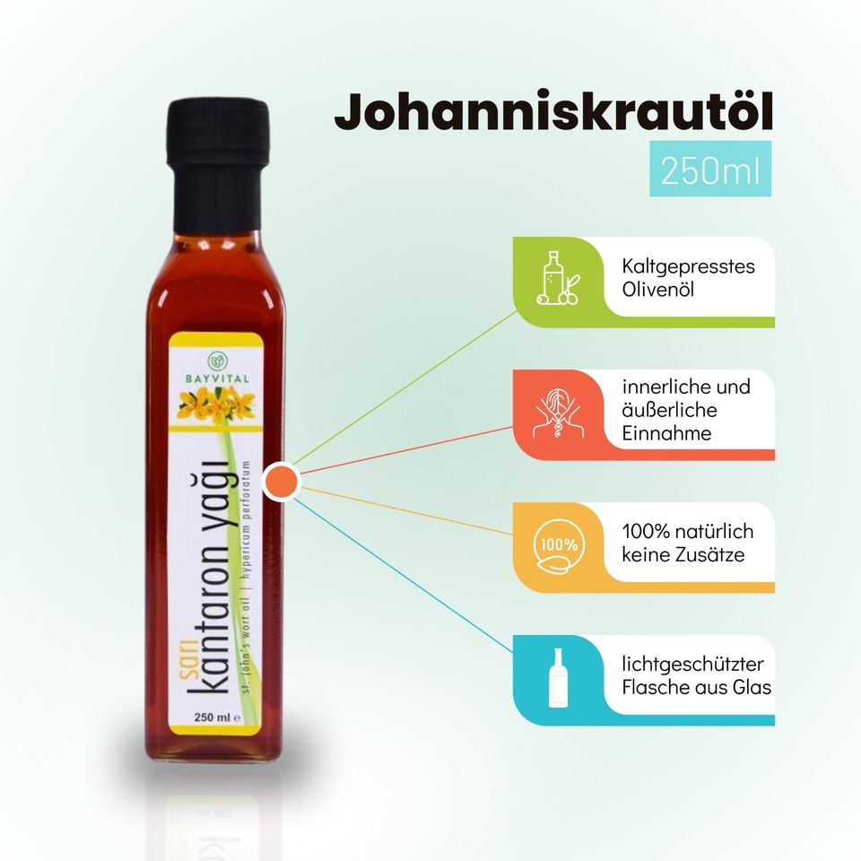 Bayvital Johanniskrautöl 250ml, St. John's wort oil, Bayvital Kan in Bensheim