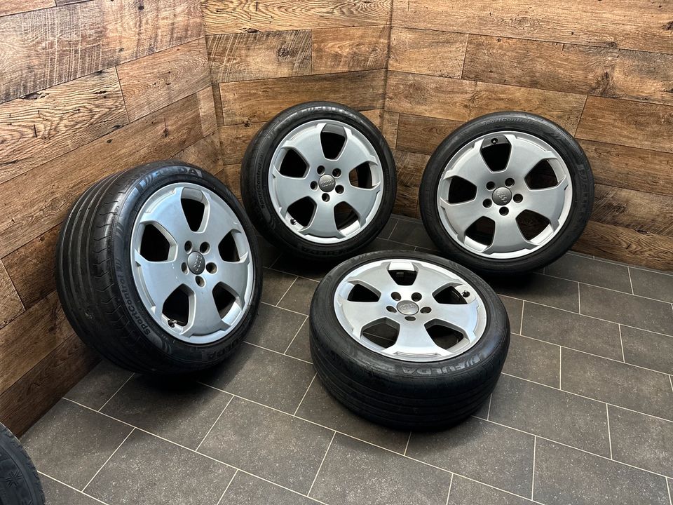 Sommerräder Alufelgen Felgen Audi A3 8P 17 Zoll 225 45 R17 5x112 in Halle