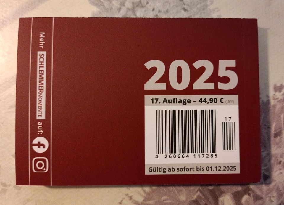 NEU! Schlemmerblock Kaufbeuren Ostallgäu 2025 Gutscheinbuch 25 KF in Pforzen