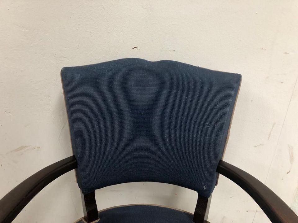Antik Polsterstuhl Esszimmer Stuhl Sessel Armlehnen in Völklingen