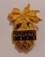 Schöner seltener Pin Button Olympia Nagano 1998 Nordrhein-Westfalen - Hiddenhausen Vorschau