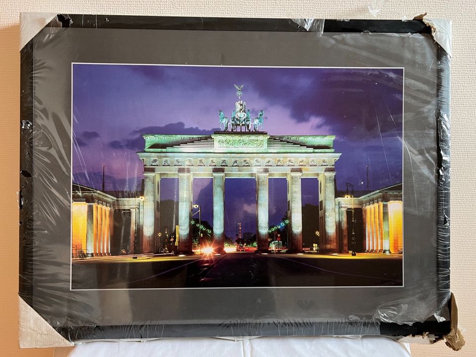Beleuchtetes Berlin-Bild "Brandenburger Tor" (78x60cm) in Bocholt