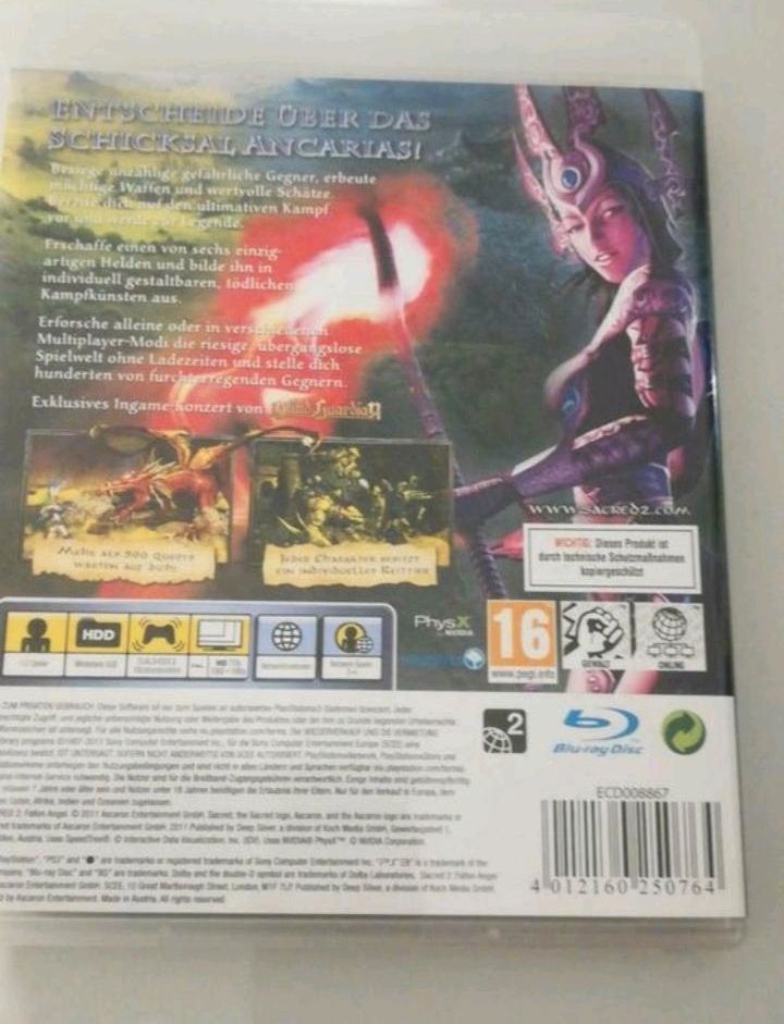 PS3 Spiel Fallen Angel Sacred 2 in Frankenhardt