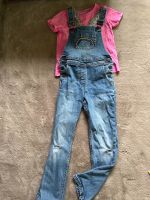 Mini Boden Mädchen Set Latzhose 128 Jeans Regenbogen Stern Saarland - Wadgassen Vorschau