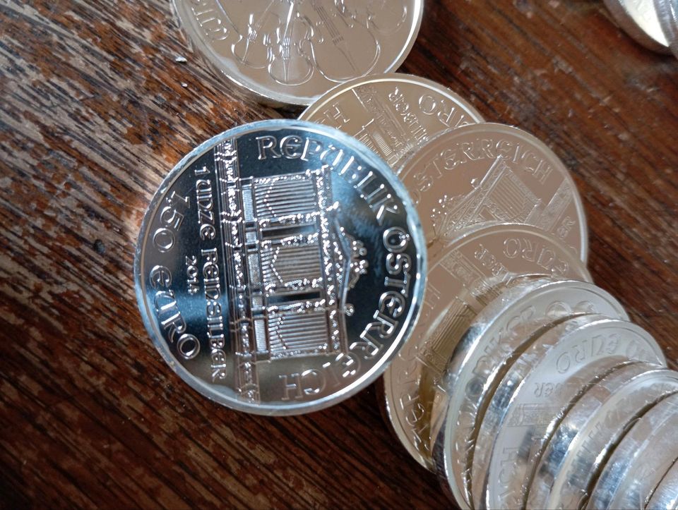 Silbermünzen Wiener Philharmoniker 1Unze in Nagold