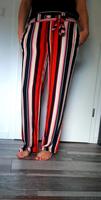 Hose Stpffhose gestreift rot pink beige Gr 36 Sachsen - Radebeul Vorschau