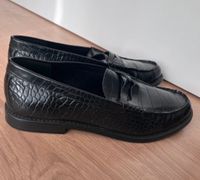 H&M Loafer Kroko schwarz Gr. 40 sehr guter Zustand Berlin - Mitte Vorschau