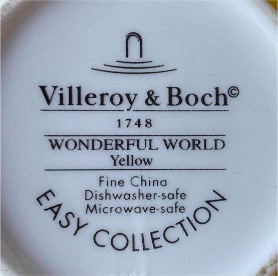 Set von Villeroy & Boch Wonderful World yellow in Syke