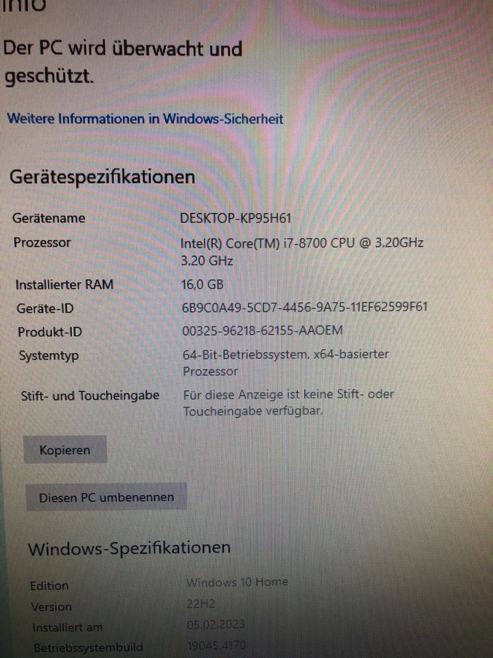 Gaming PC | HP OMEN | GTX 1080 | i7-8700 | 16 GB in Frankfurt am Main