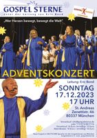 Adventskonzert der Gospelsterne München - Ludwigsvorstadt-Isarvorstadt Vorschau