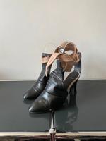 Oxitaly Pumps Leder Bändel Schnüren Absatz Sandalen Berlin - Neukölln Vorschau