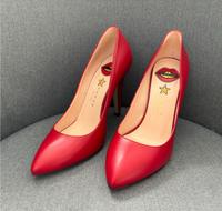 Gucci Pumps Malaga Kid 36,5 Hibiscus Red Neu Nordrhein-Westfalen - Haan Vorschau