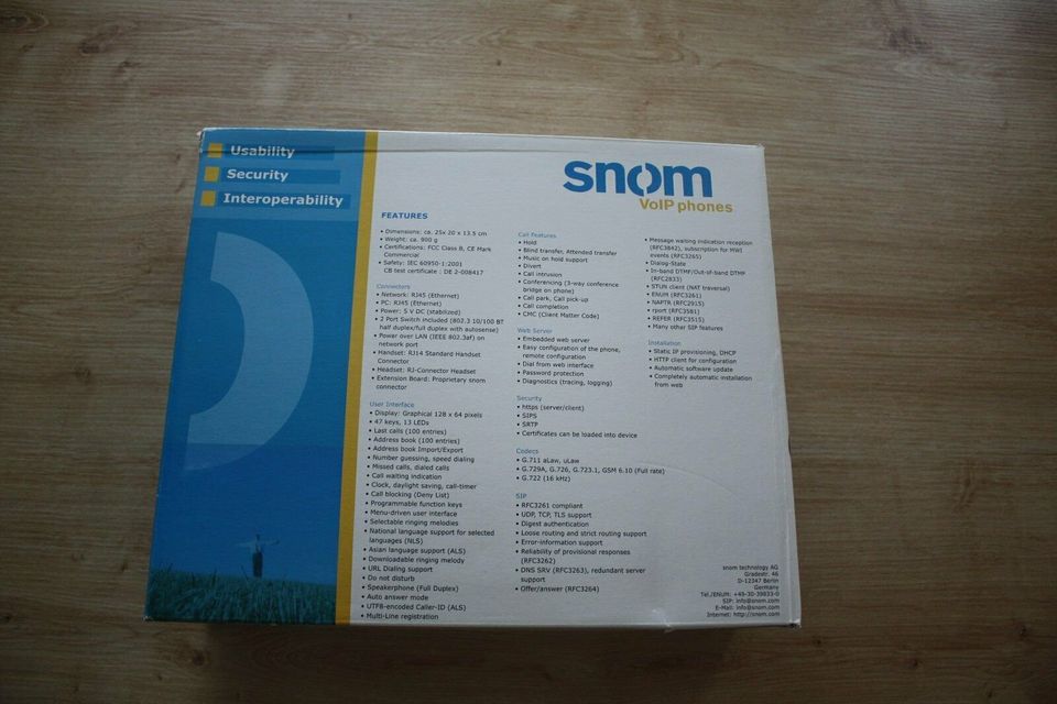 SNOM 360 High-End Business Phone in Hameln